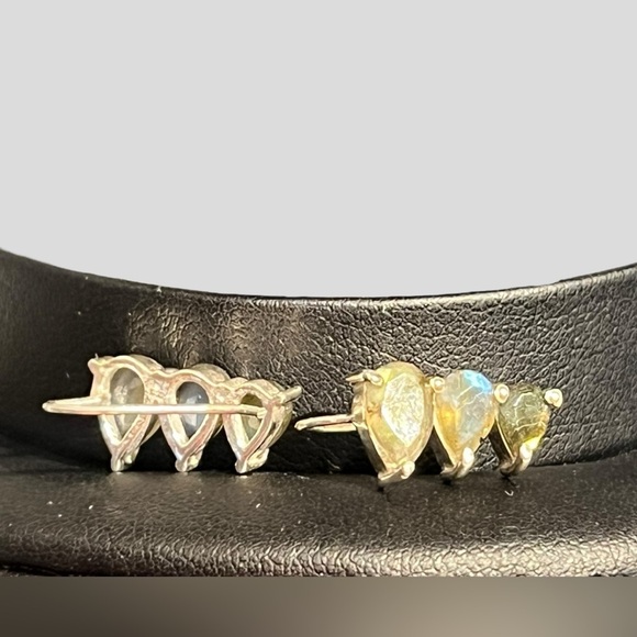 Labradorite Climber Earrings - Picture 3 of 5